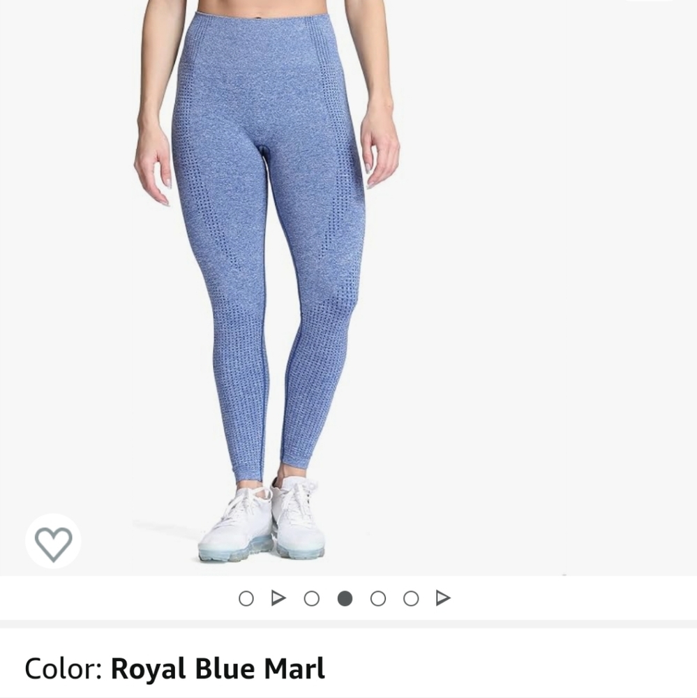 Blue leggings purchase from Amazon size large